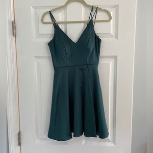 Macy’s Sequin Hearts Turquoise Dress, Size 3